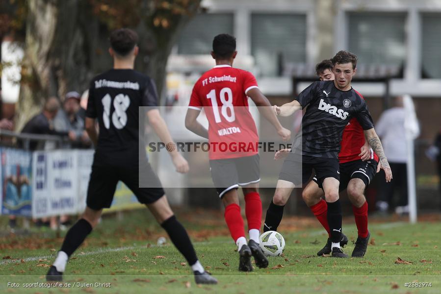 Dominik Jordan, Sportgelände Kleinflürleinsweg, Schweinfurt, 03.10.2023, sport, action, BFV, Saison 2023/2024, Fussball, 14. Spieltag, Landesliga Nordwest, TUS, FTS, TuS Frammersbach, FT Schweinfurt - Bild-ID: 2382974