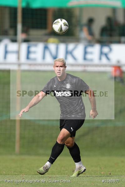Patrick Amrhein, Sportgelände Kleinflürleinsweg, Schweinfurt, 03.10.2023, sport, action, BFV, Saison 2023/2024, Fussball, 14. Spieltag, Landesliga Nordwest, TUS, FTS, TuS Frammersbach, FT Schweinfurt - Bild-ID: 2382977
