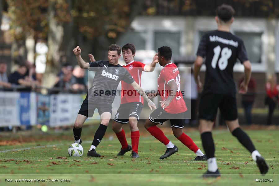 Dominik Jordan, Sportgelände Kleinflürleinsweg, Schweinfurt, 03.10.2023, sport, action, BFV, Saison 2023/2024, Fussball, 14. Spieltag, Landesliga Nordwest, TUS, FTS, TuS Frammersbach, FT Schweinfurt - Bild-ID: 2382980