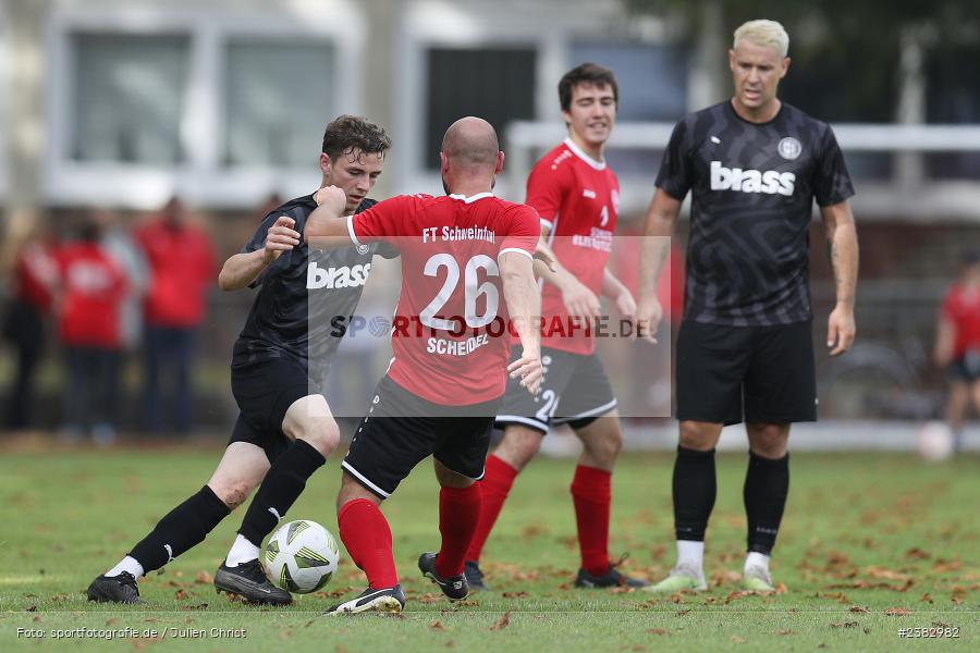 Dominik Jordan, Sportgelände Kleinflürleinsweg, Schweinfurt, 03.10.2023, sport, action, BFV, Saison 2023/2024, Fussball, 14. Spieltag, Landesliga Nordwest, TUS, FTS, TuS Frammersbach, FT Schweinfurt - Bild-ID: 2382982