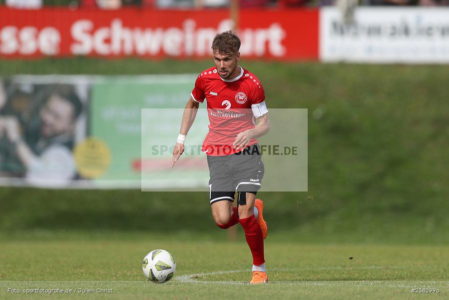 Marius Heinze, Sportgelände Kleinflürleinsweg, Schweinfurt, 03.10.2023, sport, action, BFV, Saison 2023/2024, Fussball, 14. Spieltag, Landesliga Nordwest, TUS, FTS, TuS Frammersbach, FT Schweinfurt - Bild-ID: 2382996