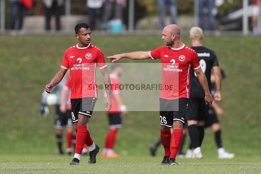 Tyrell Walton, Sportgelände Kleinflürleinsweg, Schweinfurt, 03.10.2023, sport, action, BFV, Saison 2023/2024, Fussball, 14. Spieltag, Landesliga Nordwest, TUS, FTS, TuS Frammersbach, FT Schweinfurt - Bild-ID: 2383001