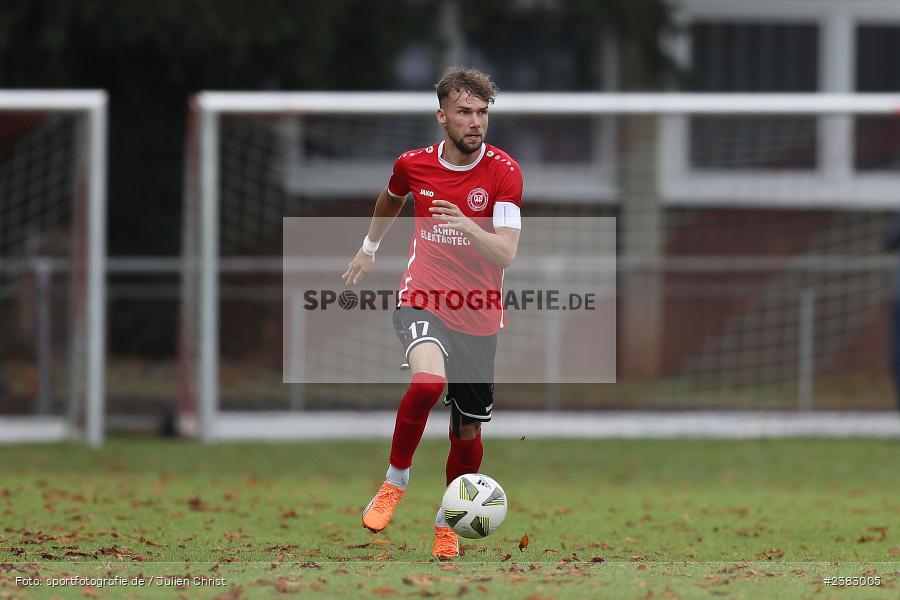 Marius Heinze, Sportgelände Kleinflürleinsweg, Schweinfurt, 03.10.2023, sport, action, BFV, Saison 2023/2024, Fussball, 14. Spieltag, Landesliga Nordwest, TUS, FTS, TuS Frammersbach, FT Schweinfurt - Bild-ID: 2383005