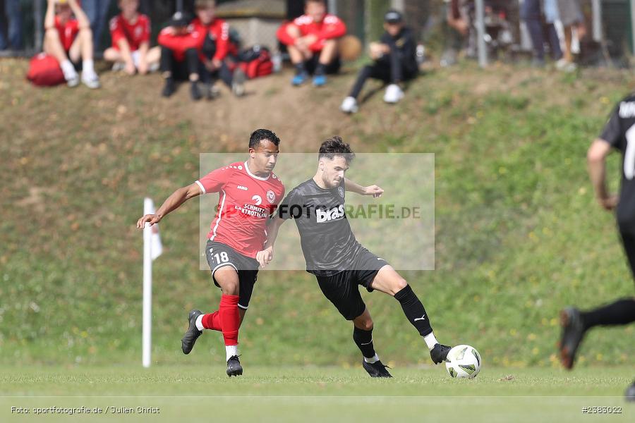 Marlon Dimitrov, Sportgelände Kleinflürleinsweg, Schweinfurt, 03.10.2023, sport, action, BFV, Saison 2023/2024, Fussball, 14. Spieltag, Landesliga Nordwest, TUS, FTS, TuS Frammersbach, FT Schweinfurt - Bild-ID: 2383022 Marlon Dimitrov, Sportgelände Kleinflürleinsweg, Schweinfurt, 03.10.2023, sport, action, BFV, Saison 2023/2024, Fussball, 14. Spieltag, Landesliga Nordwest, TUS, FTS, TuS Frammersbach, FT Schweinfurt - Bild-ID: 2383022