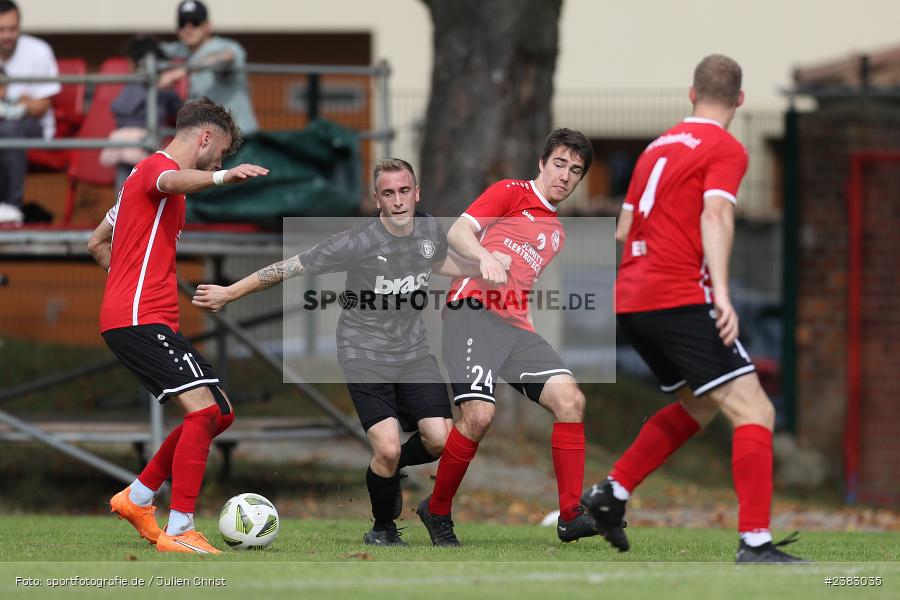 Dominik Englert, Sportgelände Kleinflürleinsweg, Schweinfurt, 03.10.2023, sport, action, BFV, Saison 2023/2024, Fussball, 14. Spieltag, Landesliga Nordwest, TUS, FTS, TuS Frammersbach, FT Schweinfurt - Bild-ID: 2383035