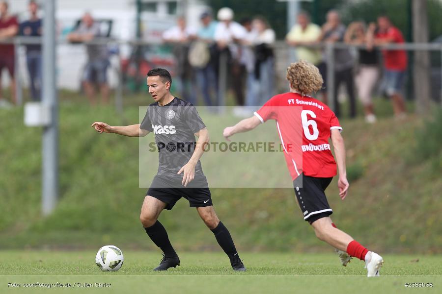 Alexander Beck, Sportgelände Kleinflürleinsweg, Schweinfurt, 03.10.2023, sport, action, BFV, Saison 2023/2024, Fussball, 14. Spieltag, Landesliga Nordwest, TUS, FTS, TuS Frammersbach, FT Schweinfurt - Bild-ID: 2383038
