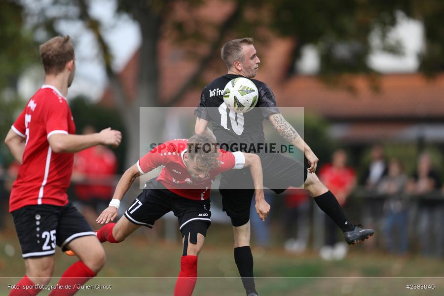 Dominik Englert, Sportgelände Kleinflürleinsweg, Schweinfurt, 03.10.2023, sport, action, BFV, Saison 2023/2024, Fussball, 14. Spieltag, Landesliga Nordwest, TUS, FTS, TuS Frammersbach, FT Schweinfurt - Bild-ID: 2383040 Dominik Englert, Sportgelände Kleinflürleinsweg, Schweinfurt, 03.10.2023, sport, action, BFV, Saison 2023/2024, Fussball, 14. Spieltag, Landesliga Nordwest, TUS, FTS, TuS Frammersbach, FT Schweinfurt - Bild-ID: 2383040