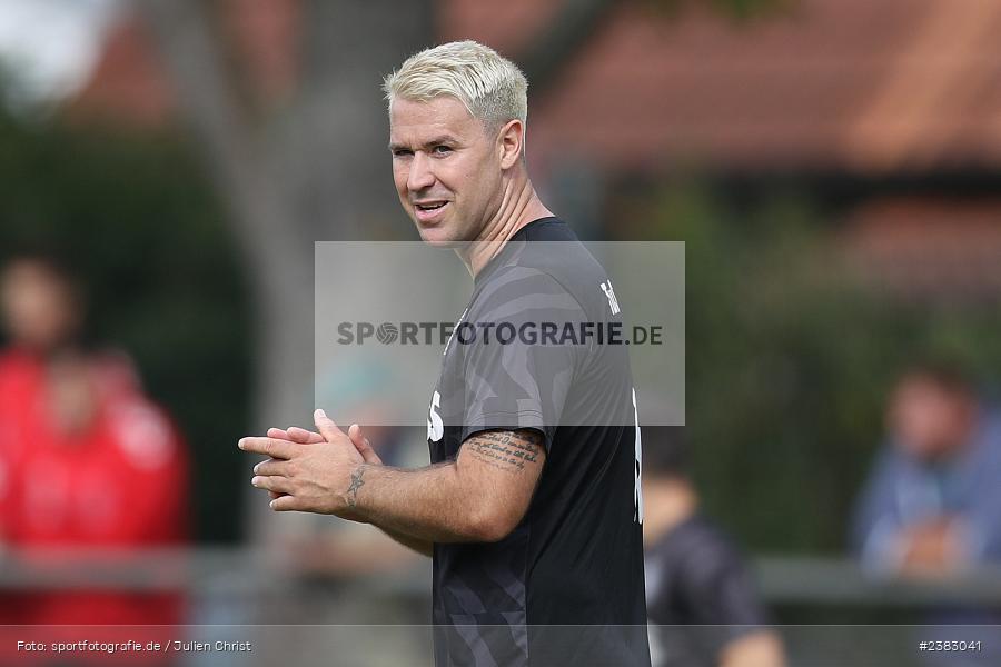 Patrick Amrhein, Sportgelände Kleinflürleinsweg, Schweinfurt, 03.10.2023, sport, action, BFV, Saison 2023/2024, Fussball, 14. Spieltag, Landesliga Nordwest, TUS, FTS, TuS Frammersbach, FT Schweinfurt - Bild-ID: 2383041 Patrick Amrhein, Sportgelände Kleinflürleinsweg, Schweinfurt, 03.10.2023, sport, action, BFV, Saison 2023/2024, Fussball, 14. Spieltag, Landesliga Nordwest, TUS, FTS, TuS Frammersbach, FT Schweinfurt - Bild-ID: 2383041