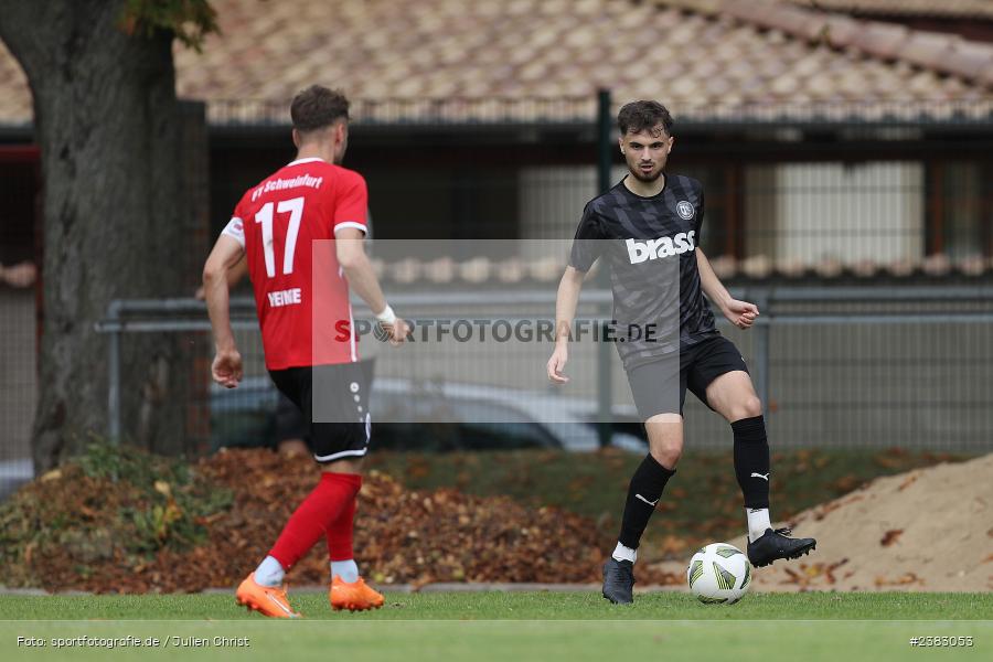 Marlon Dimitrov, Sportgelände Kleinflürleinsweg, Schweinfurt, 03.10.2023, sport, action, BFV, Saison 2023/2024, Fussball, 14. Spieltag, Landesliga Nordwest, TUS, FTS, TuS Frammersbach, FT Schweinfurt - Bild-ID: 2383053 Marlon Dimitrov, Sportgelände Kleinflürleinsweg, Schweinfurt, 03.10.2023, sport, action, BFV, Saison 2023/2024, Fussball, 14. Spieltag, Landesliga Nordwest, TUS, FTS, TuS Frammersbach, FT Schweinfurt - Bild-ID: 2383053