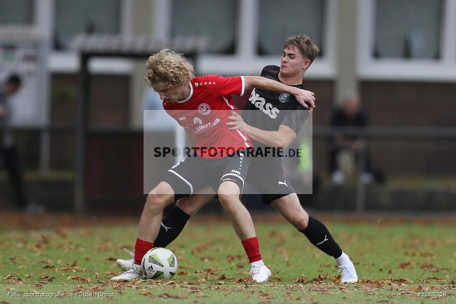 Julian Brückner, Sportgelände Kleinflürleinsweg, Schweinfurt, 03.10.2023, sport, action, BFV, Saison 2023/2024, Fussball, 14. Spieltag, Landesliga Nordwest, TUS, FTS, TuS Frammersbach, FT Schweinfurt - Bild-ID: 2383058