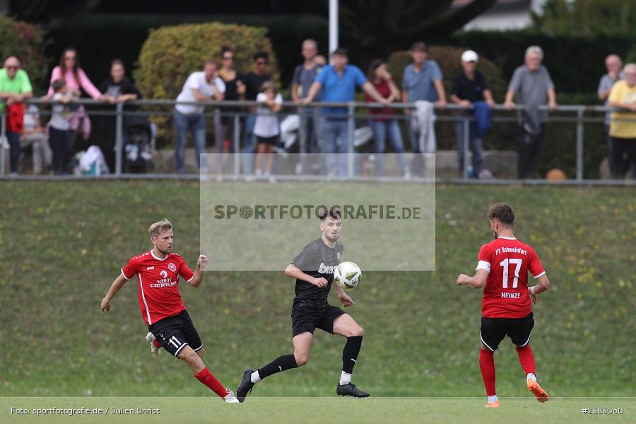 Marlon Dimitrov, Sportgelände Kleinflürleinsweg, Schweinfurt, 03.10.2023, sport, action, BFV, Saison 2023/2024, Fussball, 14. Spieltag, Landesliga Nordwest, TUS, FTS, TuS Frammersbach, FT Schweinfurt - Bild-ID: 2383060