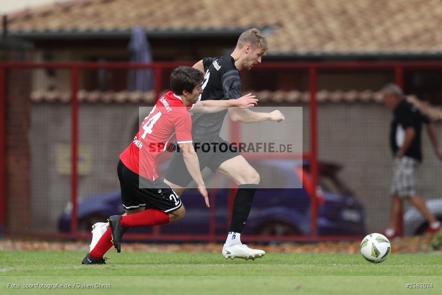 Marius Schopp, Sportgelände Kleinflürleinsweg, Schweinfurt, 03.10.2023, sport, action, BFV, Saison 2023/2024, Fussball, 14. Spieltag, Landesliga Nordwest, TUS, FTS, TuS Frammersbach, FT Schweinfurt - Bild-ID: 2383074