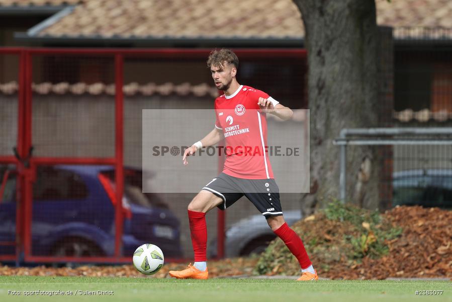 Marius Heinze, Sportgelände Kleinflürleinsweg, Schweinfurt, 03.10.2023, sport, action, BFV, Saison 2023/2024, Fussball, 14. Spieltag, Landesliga Nordwest, TUS, FTS, TuS Frammersbach, FT Schweinfurt - Bild-ID: 2383077 Marius Heinze, Sportgelände Kleinflürleinsweg, Schweinfurt, 03.10.2023, sport, action, BFV, Saison 2023/2024, Fussball, 14. Spieltag, Landesliga Nordwest, TUS, FTS, TuS Frammersbach, FT Schweinfurt - Bild-ID: 2383077