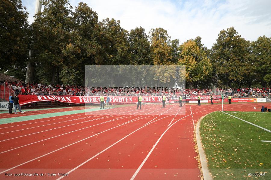 Sachs Stadion, Schweinfurt, 03.10.2023, sport, action, BFV, Saison 2023/2024, Fussball, 13. Spieltag, Regionalliga Bayern, FWK, FCS, FC Würzburger Kickers, 1. FC Schweinfurt 1905 - Bild-ID: 2383084