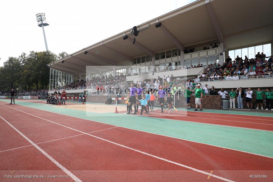 Sachs Stadion, Schweinfurt, 03.10.2023, sport, action, BFV, Saison 2023/2024, Fussball, 13. Spieltag, Regionalliga Bayern, FWK, FCS, FC Würzburger Kickers, 1. FC Schweinfurt 1905 - Bild-ID: 2383086