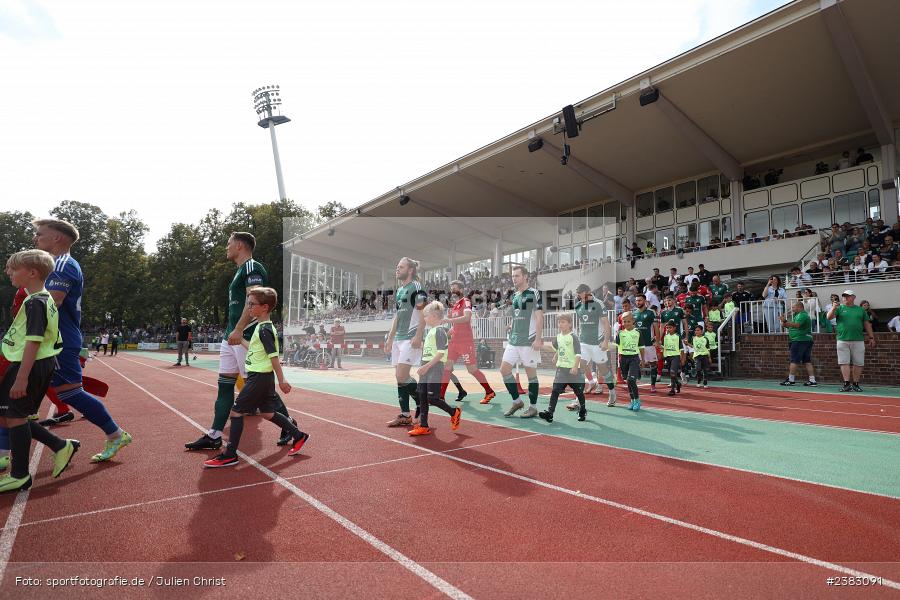 Sachs Stadion, Schweinfurt, 03.10.2023, sport, action, BFV, Saison 2023/2024, Fussball, 13. Spieltag, Regionalliga Bayern, FWK, FCS, FC Würzburger Kickers, 1. FC Schweinfurt 1905 - Bild-ID: 2383091