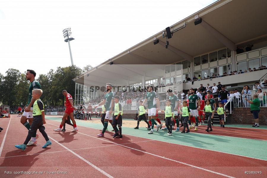 Sachs Stadion, Schweinfurt, 03.10.2023, sport, action, BFV, Saison 2023/2024, Fussball, 13. Spieltag, Regionalliga Bayern, FWK, FCS, FC Würzburger Kickers, 1. FC Schweinfurt 1905 - Bild-ID: 2383093
