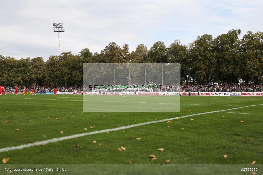 Sachs Stadion, Schweinfurt, 03.10.2023, sport, action, BFV, Saison 2023/2024, Fussball, 13. Spieltag, Regionalliga Bayern, FWK, FCS, FC Würzburger Kickers, 1. FC Schweinfurt 1905 - Bild-ID: 2383095