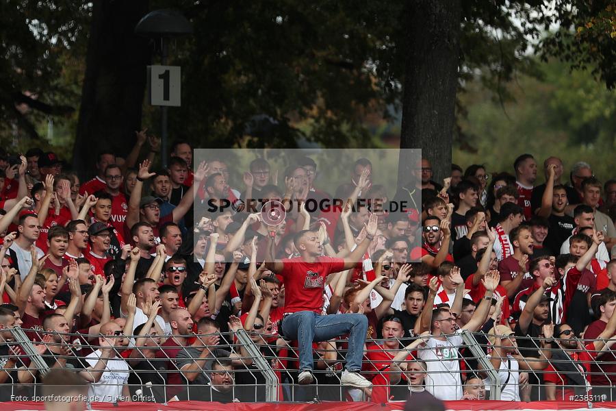 Sachs Stadion, Schweinfurt, 03.10.2023, sport, action, BFV, Saison 2023/2024, Fussball, 13. Spieltag, Regionalliga Bayern, FWK, FCS, FC Würzburger Kickers, 1. FC Schweinfurt 1905 - Bild-ID: 2383111