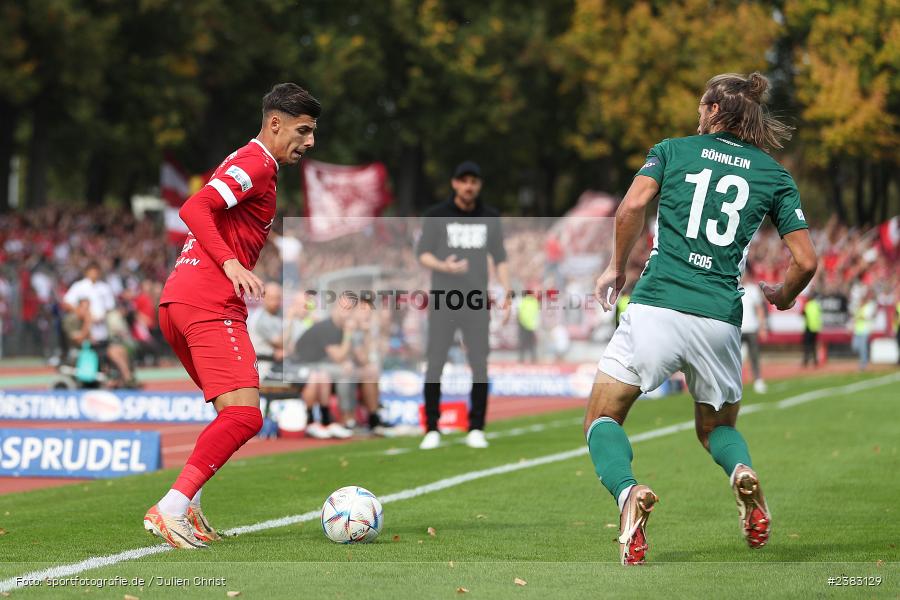 Ivan Franjic, Sachs Stadion, Schweinfurt, 03.10.2023, sport, action, BFV, Saison 2023/2024, Fussball, 13. Spieltag, Regionalliga Bayern, FWK, FCS, FC Würzburger Kickers, 1. FC Schweinfurt 1905 - Bild-ID: 2383129