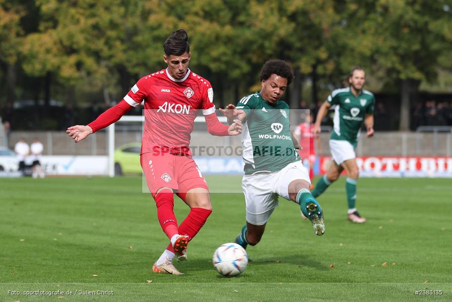 Ivan Franjic, Sachs Stadion, Schweinfurt, 03.10.2023, sport, action, BFV, Saison 2023/2024, Fussball, 13. Spieltag, Regionalliga Bayern, FWK, FCS, FC Würzburger Kickers, 1. FC Schweinfurt 1905 - Bild-ID: 2383135