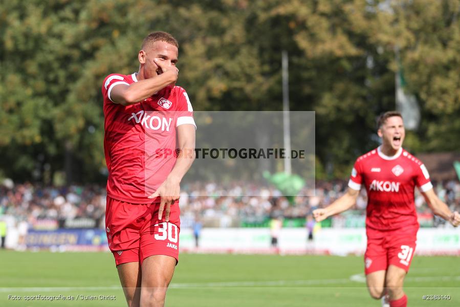Benyas Solomon Junge-Abiol, Sachs Stadion, Schweinfurt, 03.10.2023, sport, action, BFV, Saison 2023/2024, Fussball, 13. Spieltag, Regionalliga Bayern, FWK, FCS, FC Würzburger Kickers, 1. FC Schweinfurt 1905 - Bild-ID: 2383140