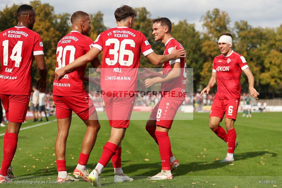 Benyas Solomon Junge-Abiol, Sachs Stadion, Schweinfurt, 03.10.2023, sport, action, BFV, Saison 2023/2024, Fussball, 13. Spieltag, Regionalliga Bayern, FWK, FCS, FC Würzburger Kickers, 1. FC Schweinfurt 1905 - Bild-ID: 2383150