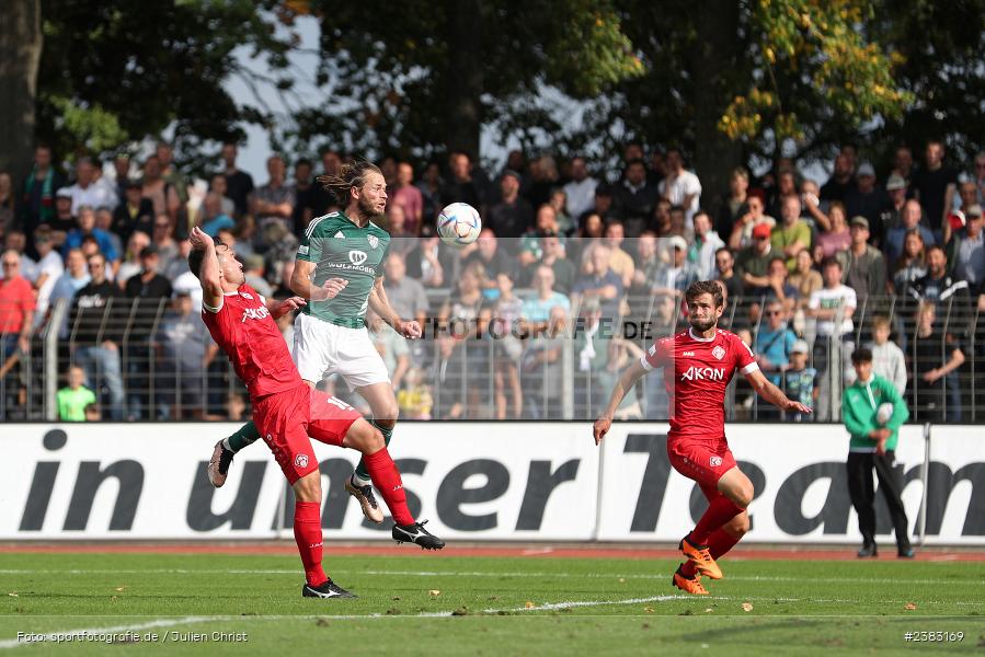 Kristian Böhnlein, Sachs Stadion, Schweinfurt, 03.10.2023, sport, action, BFV, Saison 2023/2024, Fussball, 13. Spieltag, Regionalliga Bayern, FWK, FCS, FC Würzburger Kickers, 1. FC Schweinfurt 1905 - Bild-ID: 2383169