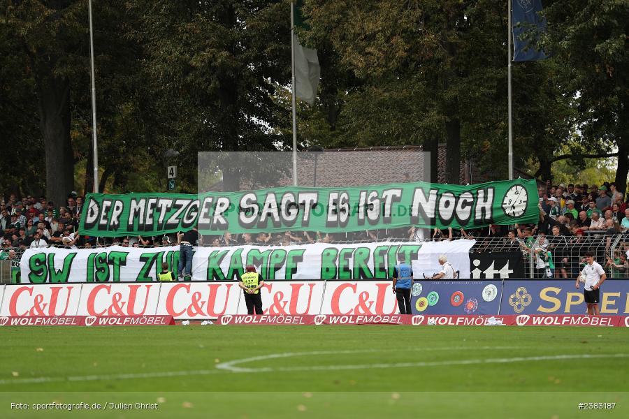 Sachs Stadion, Schweinfurt, 03.10.2023, sport, action, BFV, Saison 2023/2024, Fussball, 13. Spieltag, Regionalliga Bayern, FWK, FCS, FC Würzburger Kickers, 1. FC Schweinfurt 1905 - Bild-ID: 2383187
