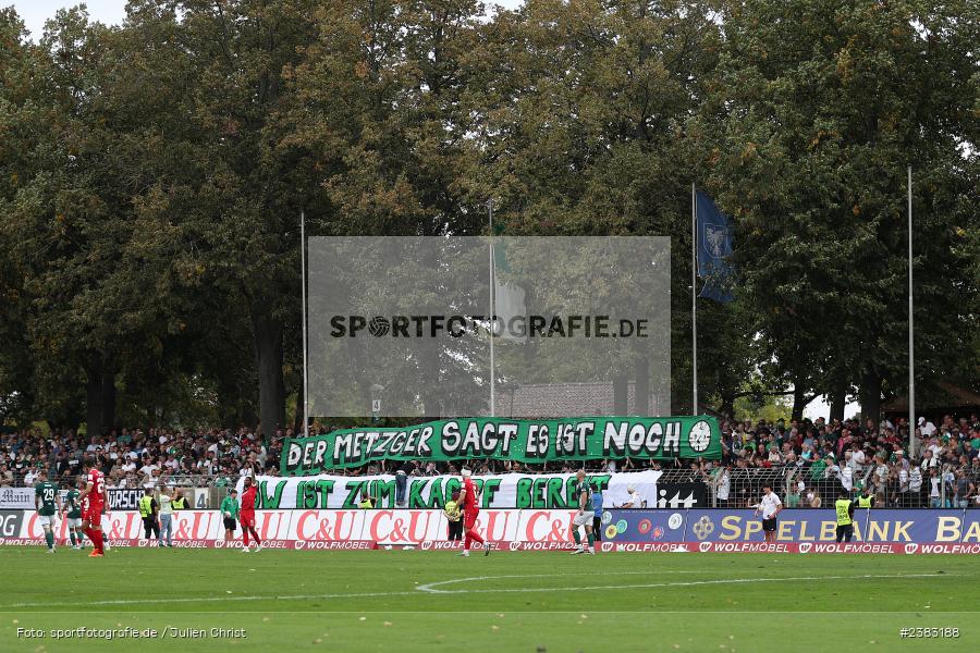 Sachs Stadion, Schweinfurt, 03.10.2023, sport, action, BFV, Saison 2023/2024, Fussball, 13. Spieltag, Regionalliga Bayern, FWK, FCS, FC Würzburger Kickers, 1. FC Schweinfurt 1905 - Bild-ID: 2383188