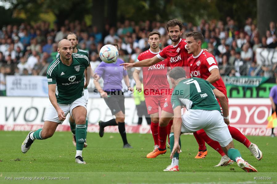 Adam Jabiri, Sachs Stadion, Schweinfurt, 03.10.2023, sport, action, BFV, Saison 2023/2024, Fussball, 13. Spieltag, Regionalliga Bayern, FWK, FCS, FC Würzburger Kickers, 1. FC Schweinfurt 1905 - Bild-ID: 2383206