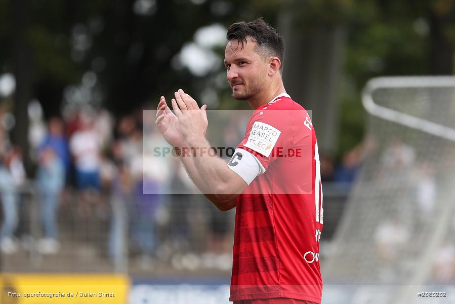 Peter Kurzweg, Sachs Stadion, Schweinfurt, 03.10.2023, sport, action, BFV, Saison 2023/2024, Fussball, 13. Spieltag, Regionalliga Bayern, FWK, FCS, FC Würzburger Kickers, 1. FC Schweinfurt 1905 - Bild-ID: 2383232