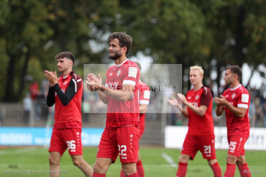 Daniel Hägele, Sachs Stadion, Schweinfurt, 03.10.2023, sport, action, BFV, Saison 2023/2024, Fussball, 13. Spieltag, Regionalliga Bayern, FWK, FCS, FC Würzburger Kickers, 1. FC Schweinfurt 1905 - Bild-ID: 2383234