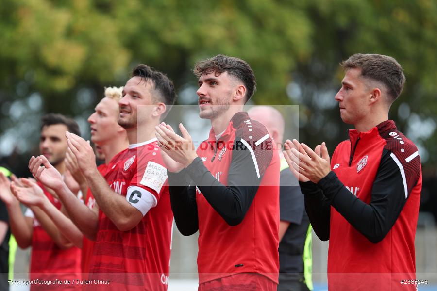 Team, Sachs Stadion, Schweinfurt, 03.10.2023, sport, action, BFV, Saison 2023/2024, Fussball, 13. Spieltag, Regionalliga Bayern, FWK, FCS, FC Würzburger Kickers, 1. FC Schweinfurt 1905 - Bild-ID: 2383243