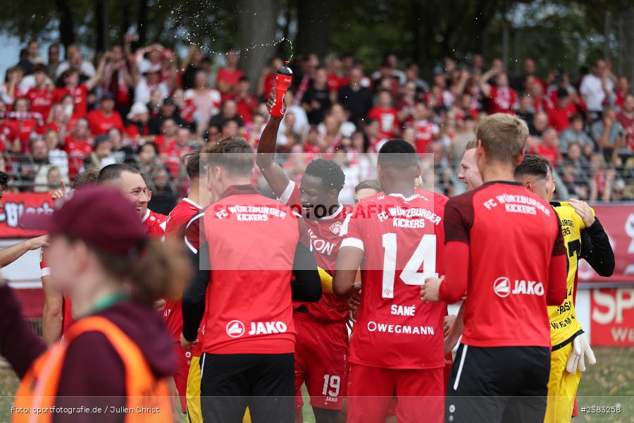Team, Sachs Stadion, Schweinfurt, 03.10.2023, sport, action, BFV, Saison 2023/2024, Fussball, 13. Spieltag, Regionalliga Bayern, FWK, FCS, FC Würzburger Kickers, 1. FC Schweinfurt 1905 - Bild-ID: 2383258