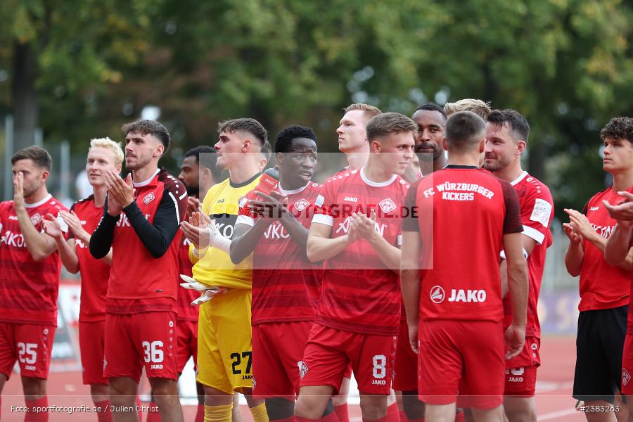 Team, Sachs Stadion, Schweinfurt, 03.10.2023, sport, action, BFV, Saison 2023/2024, Fussball, 13. Spieltag, Regionalliga Bayern, FWK, FCS, FC Würzburger Kickers, 1. FC Schweinfurt 1905 - Bild-ID: 2383263