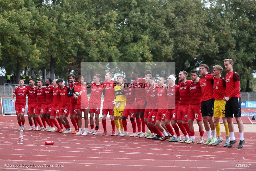 Team, Sachs Stadion, Schweinfurt, 03.10.2023, sport, action, BFV, Saison 2023/2024, Fussball, 13. Spieltag, Regionalliga Bayern, FWK, FCS, FC Würzburger Kickers, 1. FC Schweinfurt 1905 - Bild-ID: 2383267