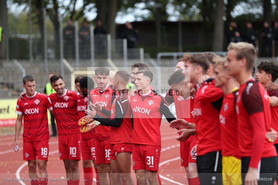 Team, Sachs Stadion, Schweinfurt, 03.10.2023, sport, action, BFV, Saison 2023/2024, Fussball, 13. Spieltag, Regionalliga Bayern, FWK, FCS, FC Würzburger Kickers, 1. FC Schweinfurt 1905 - Bild-ID: 2383268