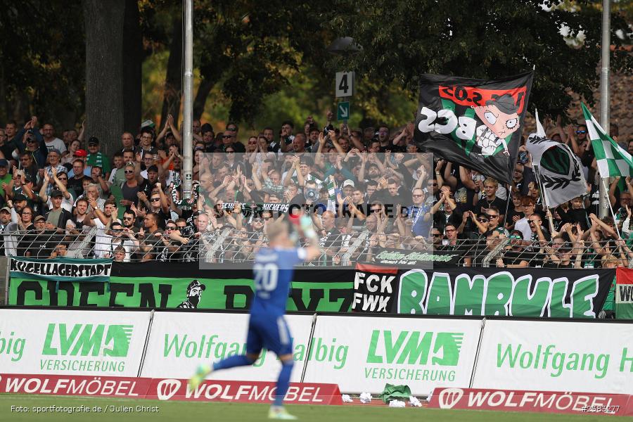 Sachs Stadion, Schweinfurt, 04.10.2023, sport, action, BFV, Saison 2023/2024, Fussball, 13. Spieltag, Regionalliga Bayern, FWK, FCS, FC Würzburger Kickers, 1. FC Schweinfurt 1905 - Bild-ID: 2383277