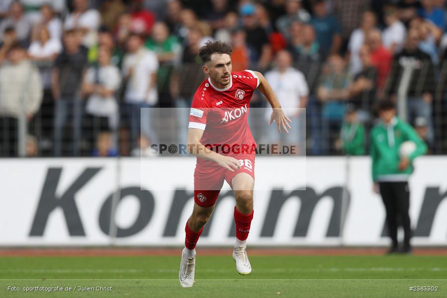 Pascal Moll, Sachs Stadion, Schweinfurt, 04.10.2023, sport, action, BFV, Saison 2023/2024, Fussball, 13. Spieltag, Regionalliga Bayern, FWK, FCS, FC Würzburger Kickers, 1. FC Schweinfurt 1905 - Bild-ID: 2383302