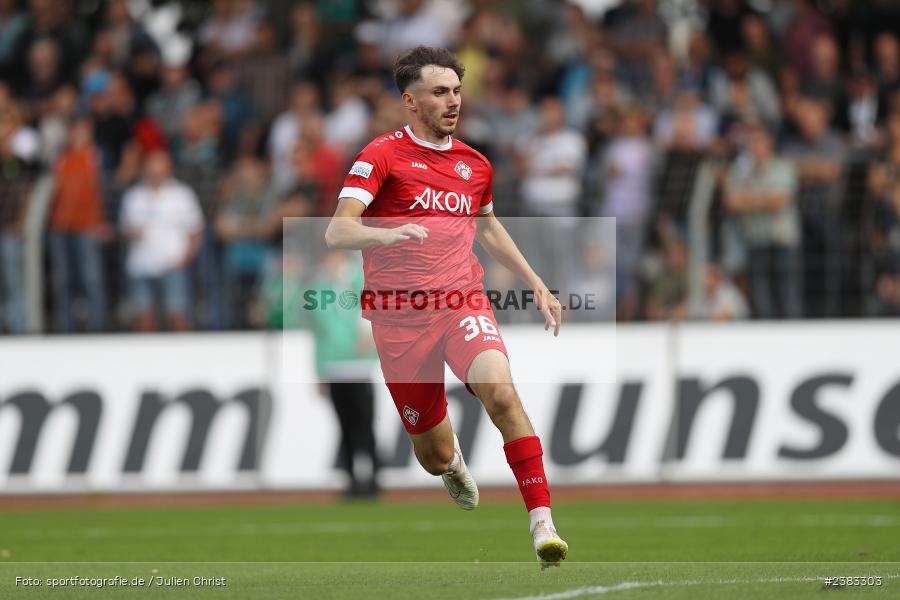 Pascal Moll, Sachs Stadion, Schweinfurt, 04.10.2023, sport, action, BFV, Saison 2023/2024, Fussball, 13. Spieltag, Regionalliga Bayern, FWK, FCS, FC Würzburger Kickers, 1. FC Schweinfurt 1905 - Bild-ID: 2383303