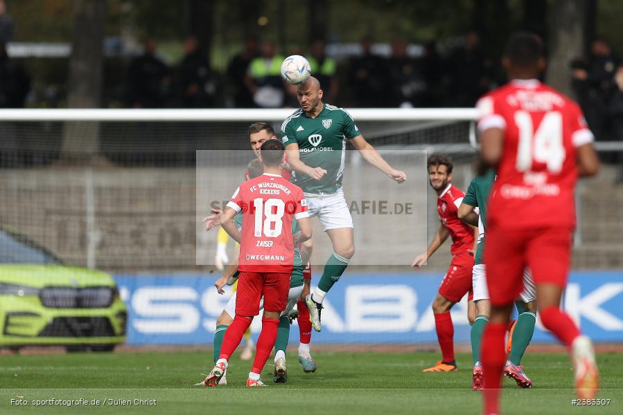 Adam Jabiri, Sachs Stadion, Schweinfurt, 04.10.2023, sport, action, BFV, Saison 2023/2024, Fussball, 13. Spieltag, Regionalliga Bayern, FWK, FCS, FC Würzburger Kickers, 1. FC Schweinfurt 1905 - Bild-ID: 2383307