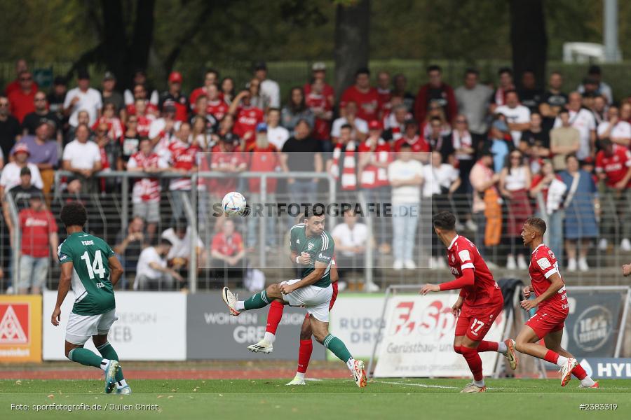 Fabrice Montcheu, Sachs Stadion, Schweinfurt, 04.10.2023, sport, action, BFV, Saison 2023/2024, Fussball, 13. Spieltag, Regionalliga Bayern, FWK, FCS, FC Würzburger Kickers, 1. FC Schweinfurt 1905 - Bild-ID: 2383319