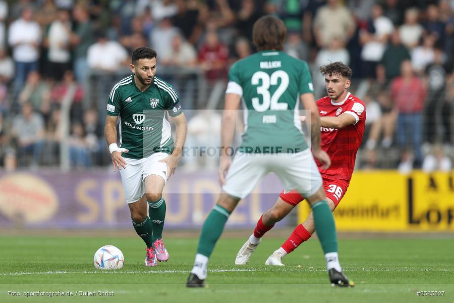 Adrian Istrefi, Sachs Stadion, Schweinfurt, 04.10.2023, sport, action, BFV, Saison 2023/2024, Fussball, 13. Spieltag, Regionalliga Bayern, FWK, FCS, FC Würzburger Kickers, 1. FC Schweinfurt 1905 - Bild-ID: 2383327