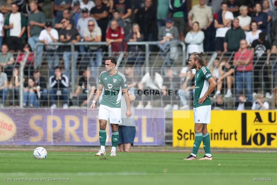 Severo Sturm, Sachs Stadion, Schweinfurt, 04.10.2023, sport, action, BFV, Saison 2023/2024, Fussball, 13. Spieltag, Regionalliga Bayern, FWK, FCS, FC Würzburger Kickers, 1. FC Schweinfurt 1905 - Bild-ID: 2383334