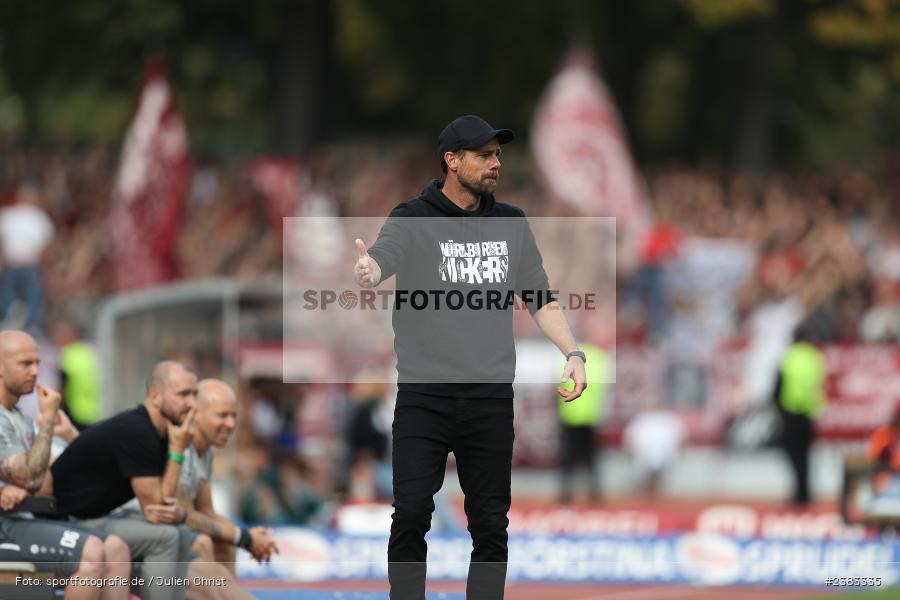 Marco Wildersinn, Sachs Stadion, Schweinfurt, 04.10.2023, sport, action, BFV, Saison 2023/2024, Fussball, 13. Spieltag, Regionalliga Bayern, FWK, FCS, FC Würzburger Kickers, 1. FC Schweinfurt 1905 - Bild-ID: 2383335