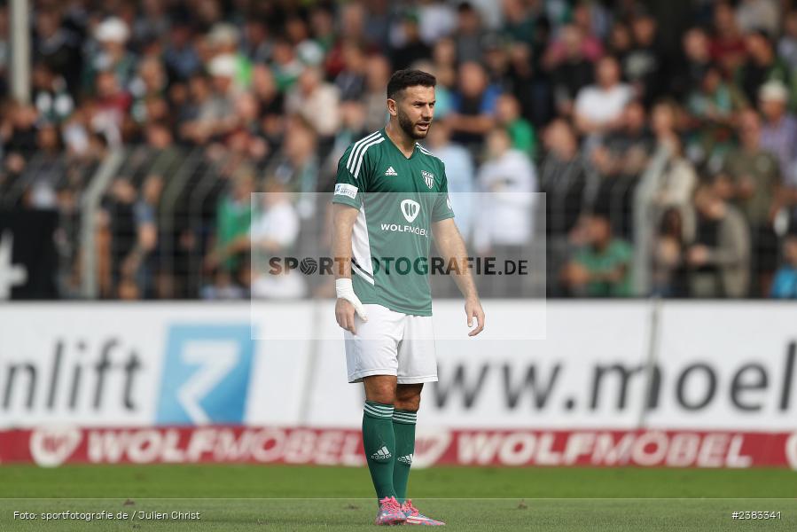 Adrian Istrefi, Sachs Stadion, Schweinfurt, 04.10.2023, sport, action, BFV, Saison 2023/2024, Fussball, 13. Spieltag, Regionalliga Bayern, FWK, FCS, FC Würzburger Kickers, 1. FC Schweinfurt 1905 - Bild-ID: 2383341