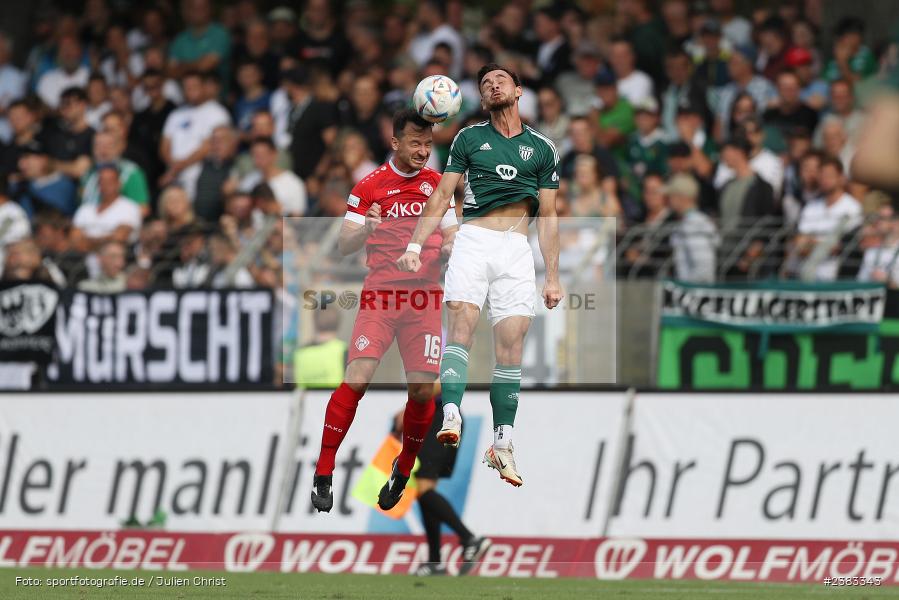 Severo Sturm, Sachs Stadion, Schweinfurt, 04.10.2023, sport, action, BFV, Saison 2023/2024, Fussball, 13. Spieltag, Regionalliga Bayern, FWK, FCS, FC Würzburger Kickers, 1. FC Schweinfurt 1905 - Bild-ID: 2383343