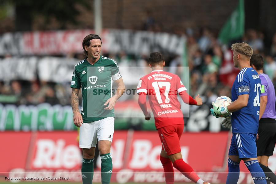 Lukas Billick, Sachs Stadion, Schweinfurt, 04.10.2023, sport, action, BFV, Saison 2023/2024, Fussball, 13. Spieltag, Regionalliga Bayern, FWK, FCS, FC Würzburger Kickers, 1. FC Schweinfurt 1905 - Bild-ID: 2383347