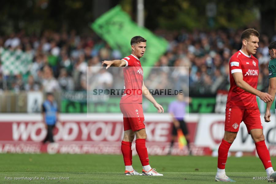 Tim Kraus, Sachs Stadion, Schweinfurt, 04.10.2023, sport, action, BFV, Saison 2023/2024, Fussball, 13. Spieltag, Regionalliga Bayern, FWK, FCS, FC Würzburger Kickers, 1. FC Schweinfurt 1905 - Bild-ID: 2383352